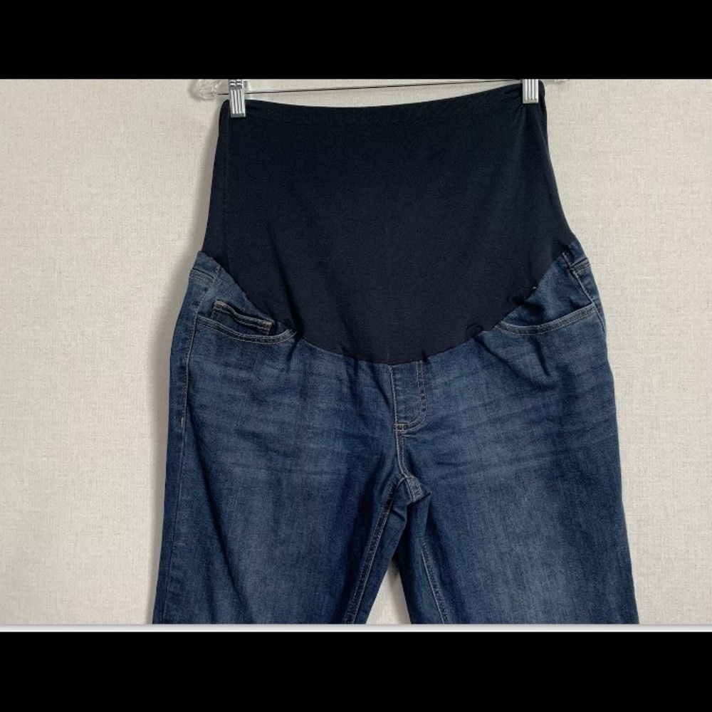 Maternity Time and Tru Size 8-10 Ankle Length Jeans with Full Panel
